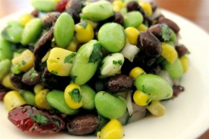 edamame black bean salad